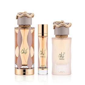 sada Lattafa Teriaq Parfémovaná voda 100 ml + Parfémová voda miniatura 12 ml + Vlasová mlha 50 ml